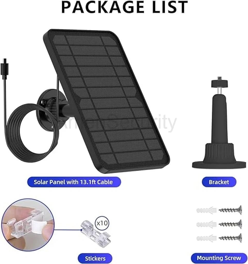 Solar Panel for Blink Camera Outdoor - Thumbnail 2