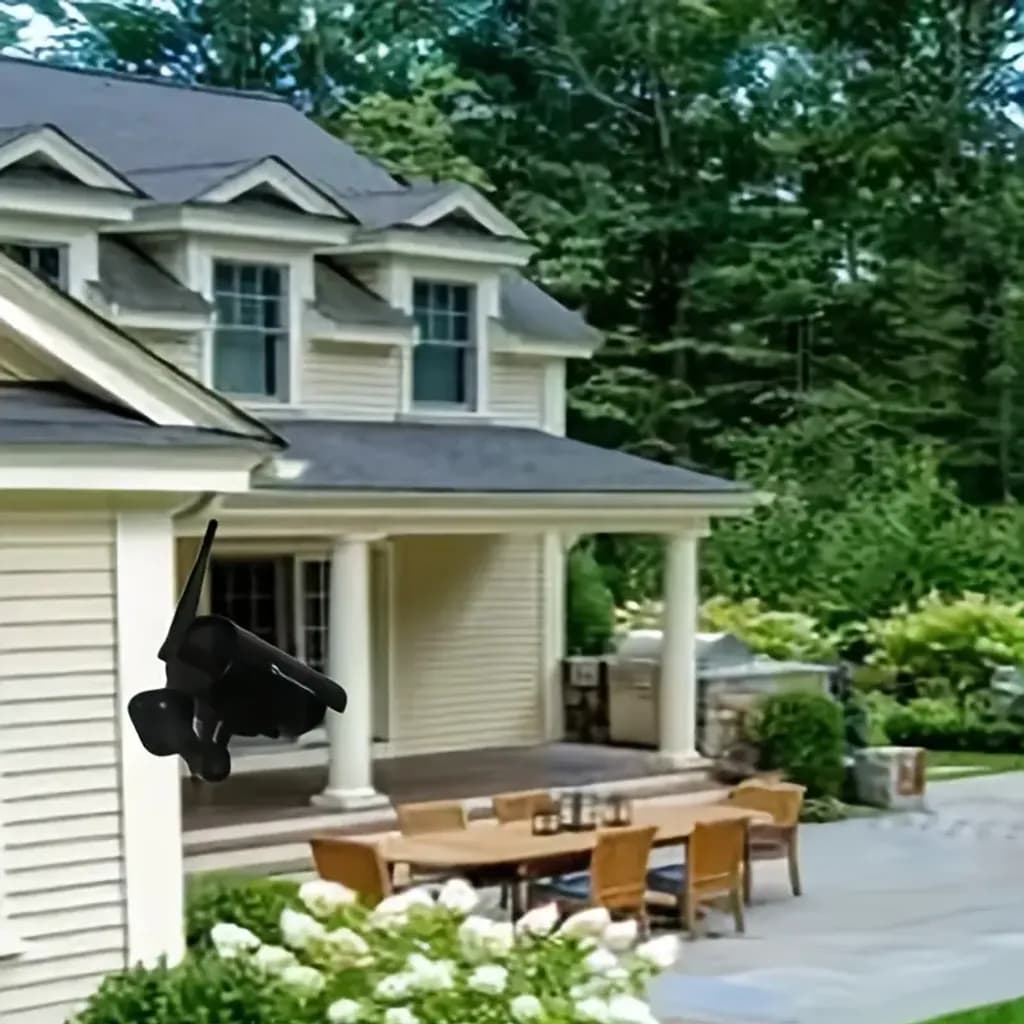 25LED red light at night with simulated antenna - Image 1