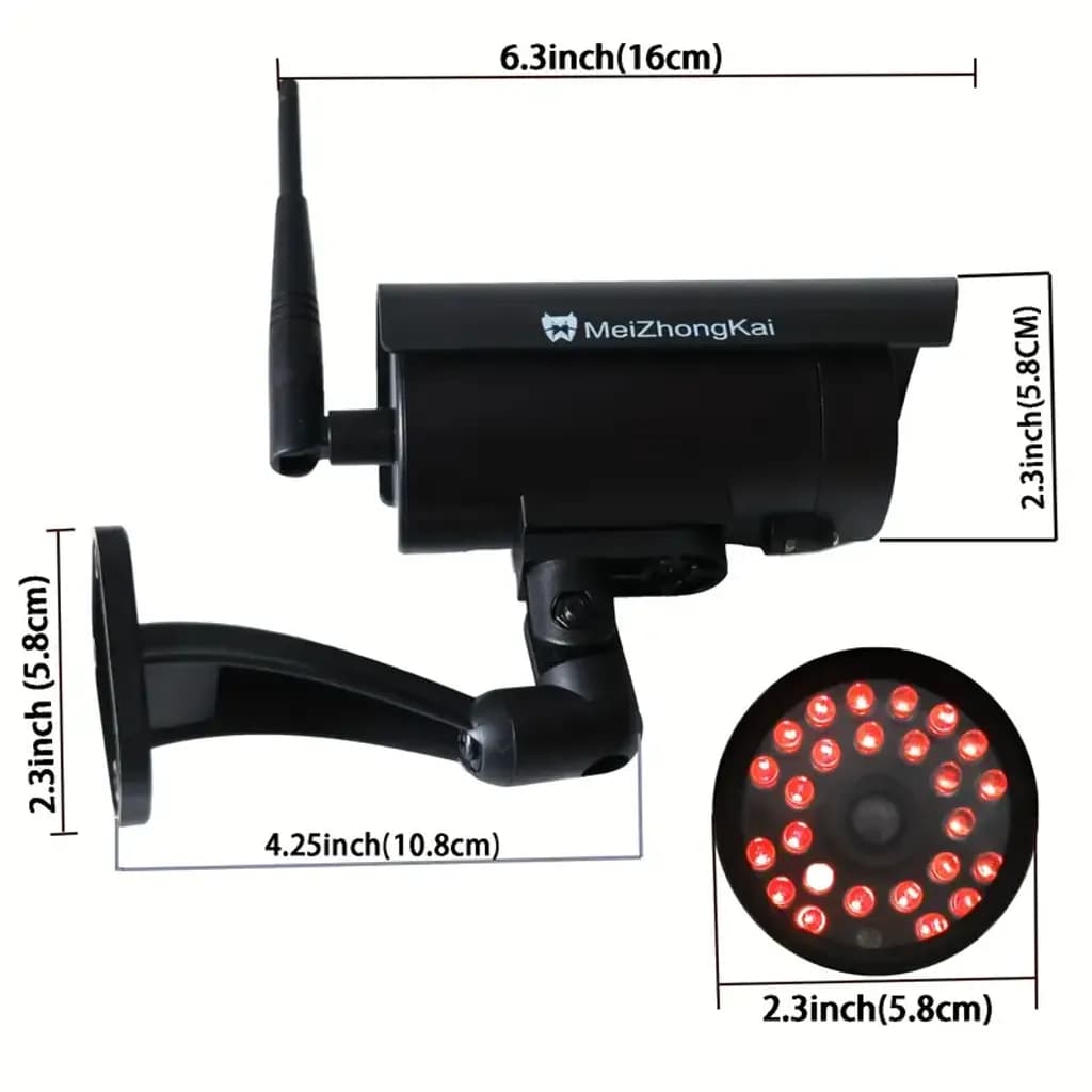 25LED red light at night with simulated antenna - Thumbnail 4