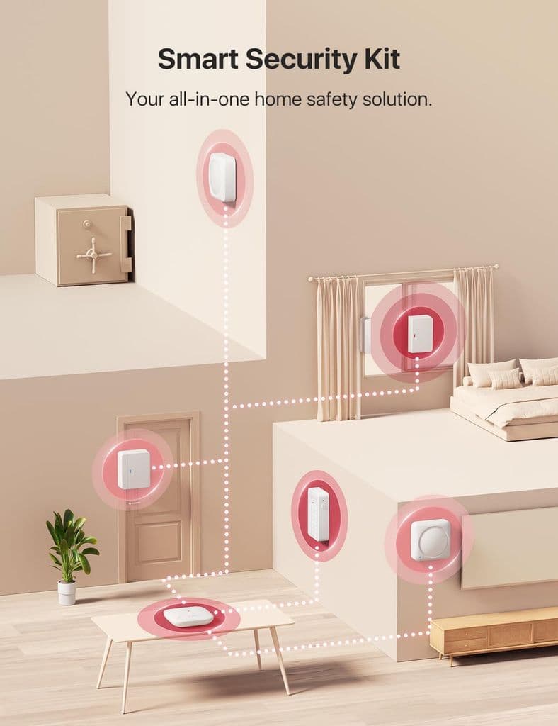 X-Sense Smart Home Security System – 5-Piece Set (AS05) - Thumbnail 2