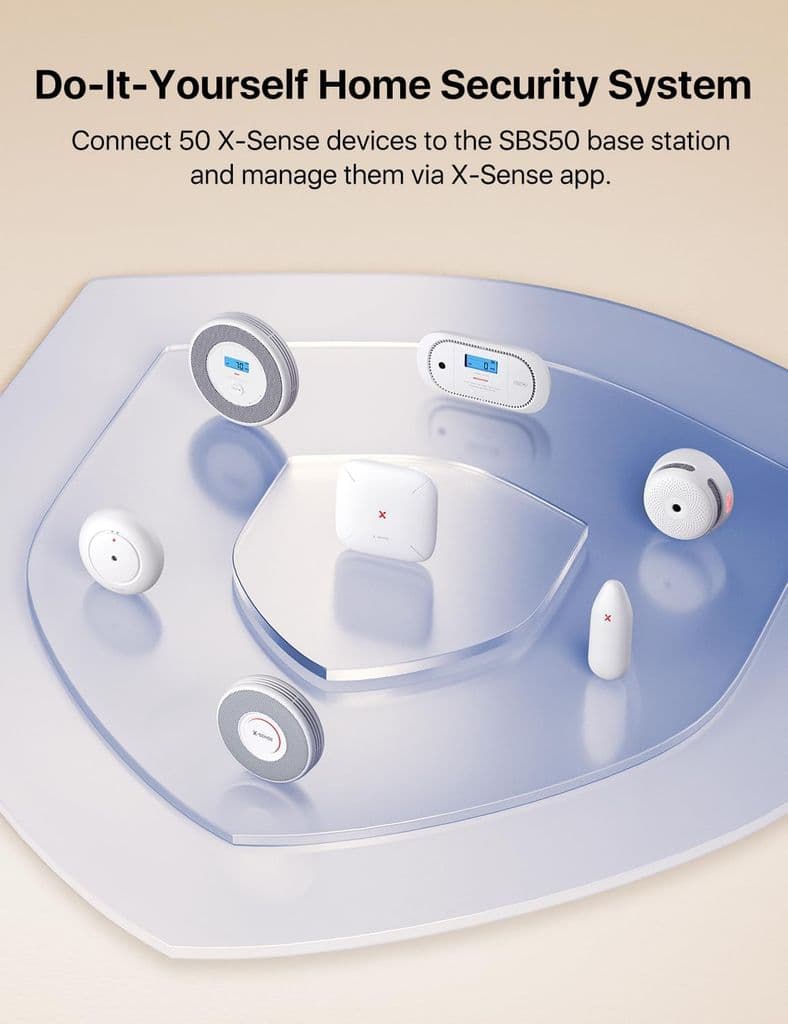 X-Sense Smart Home Security System – 5-Piece Set (AS05) - Thumbnail 5