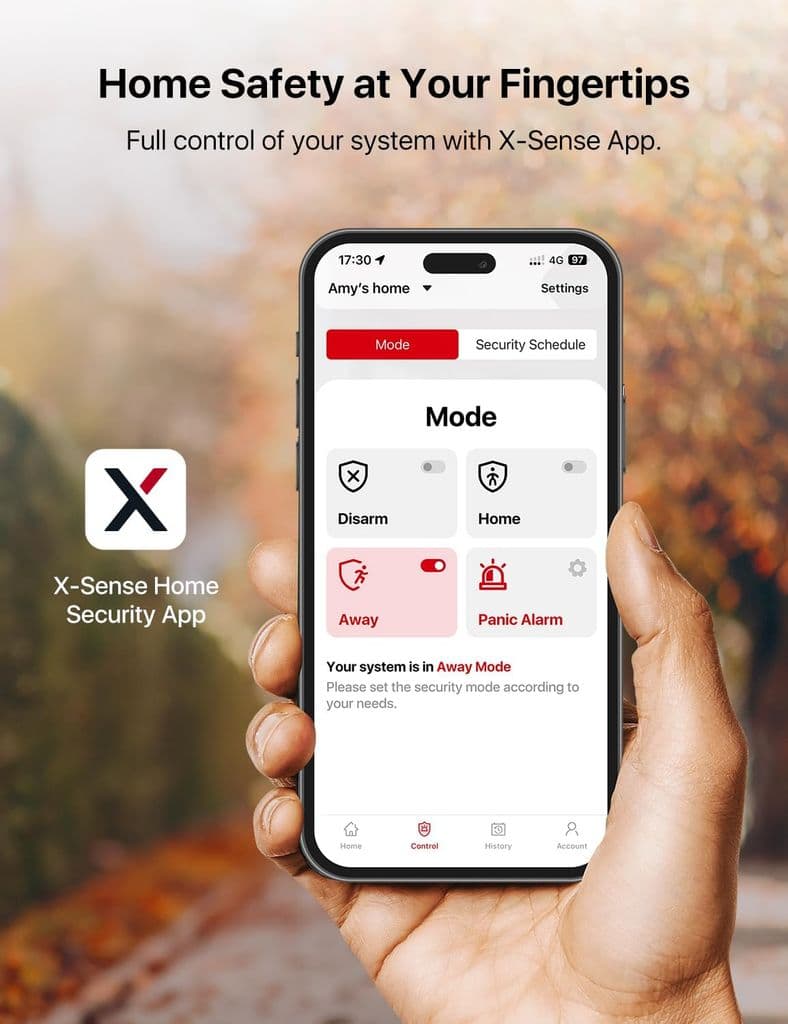X-Sense Smart Home Security System – 5-Piece Set (AS05) - Thumbnail 6