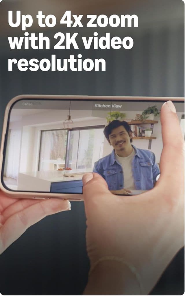 Blink Mini 2K+ Compact Plug-In Security Camera – 1 Camera (White) - Thumbnail 3