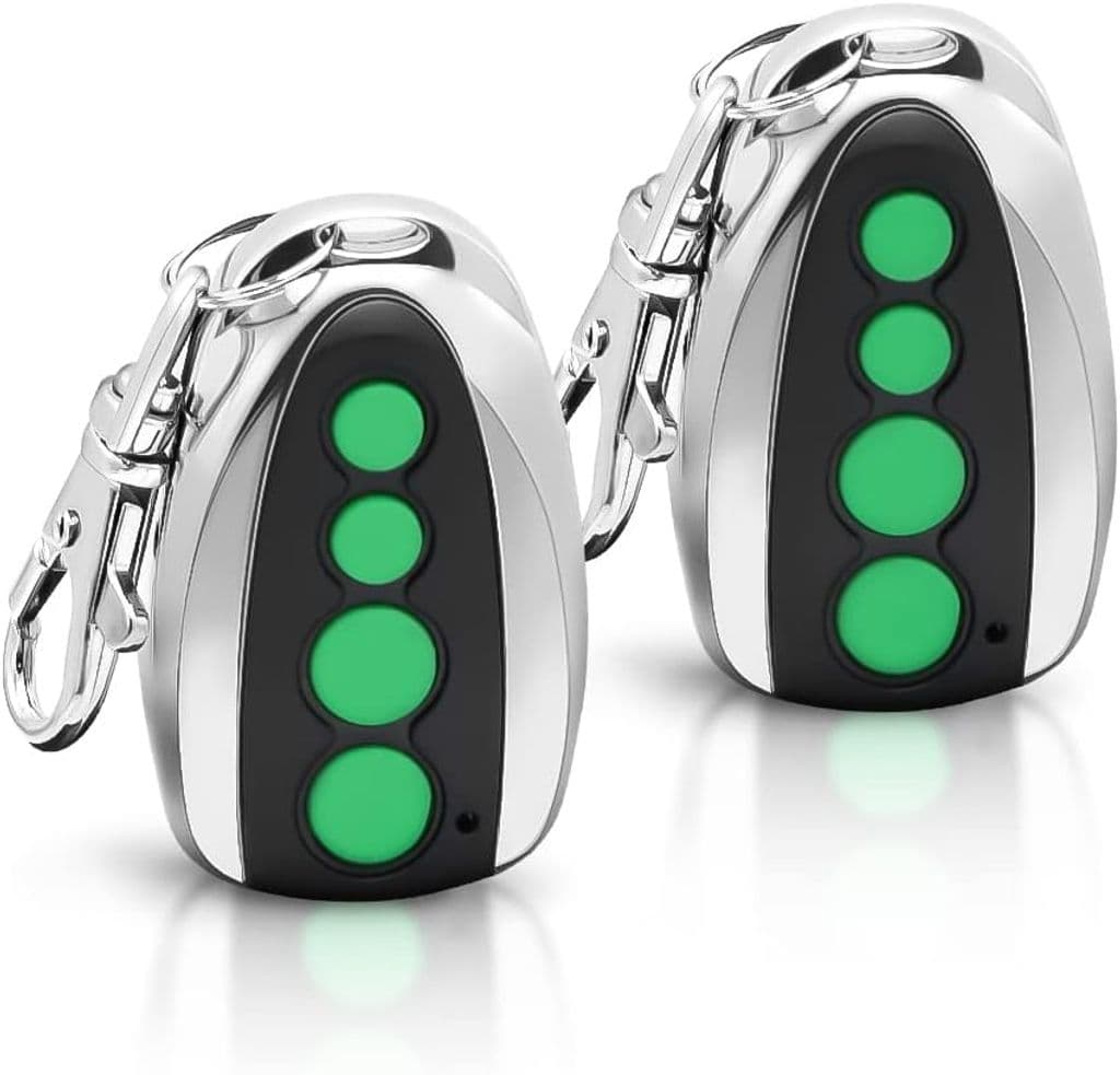 TOPENS M12 Remote Control – 4-Button Wireless Transmitter for Gate Openers (2-Pack) - Image 1