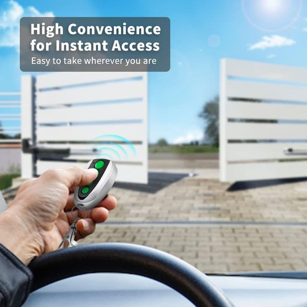 TOPENS M12 Remote Control – 4-Button Wireless Transmitter for Gate Openers (2-Pack) - Thumbnail 2