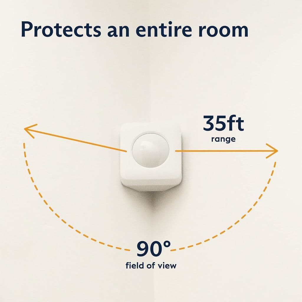 SimpliSafe 12-Piece Wireless Home Security System with HD Camera – White - Thumbnail 3
