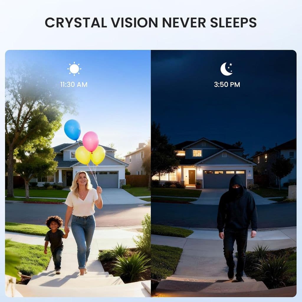 ieGeek Bell J9 Wireless Video Doorbell with Chime – White - Thumbnail 2