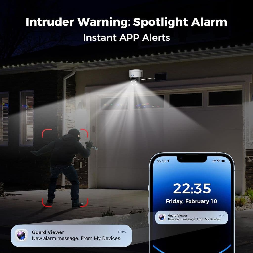 Hiseeu 4K PoE PTZ Camera System – 6× 5MP Cameras + NVR - Thumbnail 6