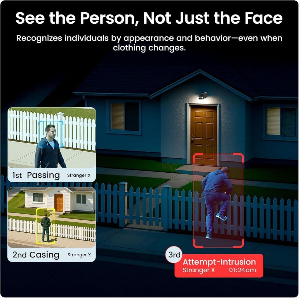 AOSU 4K Wireless Solar-Powered Security Camera System – 6-Cam Kit - Thumbnail 4