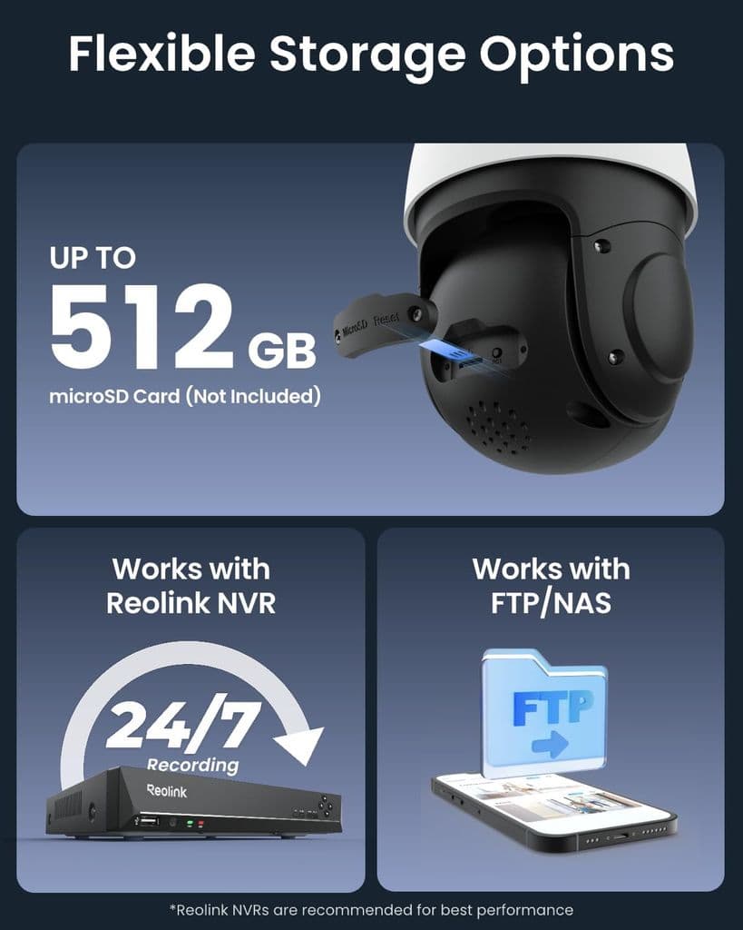 REOLINK RLC-823S2 Smart 4K PTZ Dome Security Camera – 16X Zoom, AI Detection - Thumbnail 8