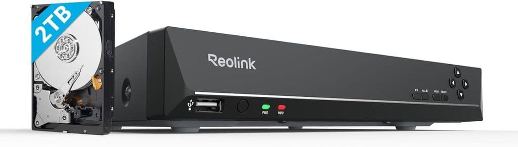 Reolink RLN8-410 8-Channel Network Video Recorder – 2TB HDD, PoE, 4K Support - Image 1