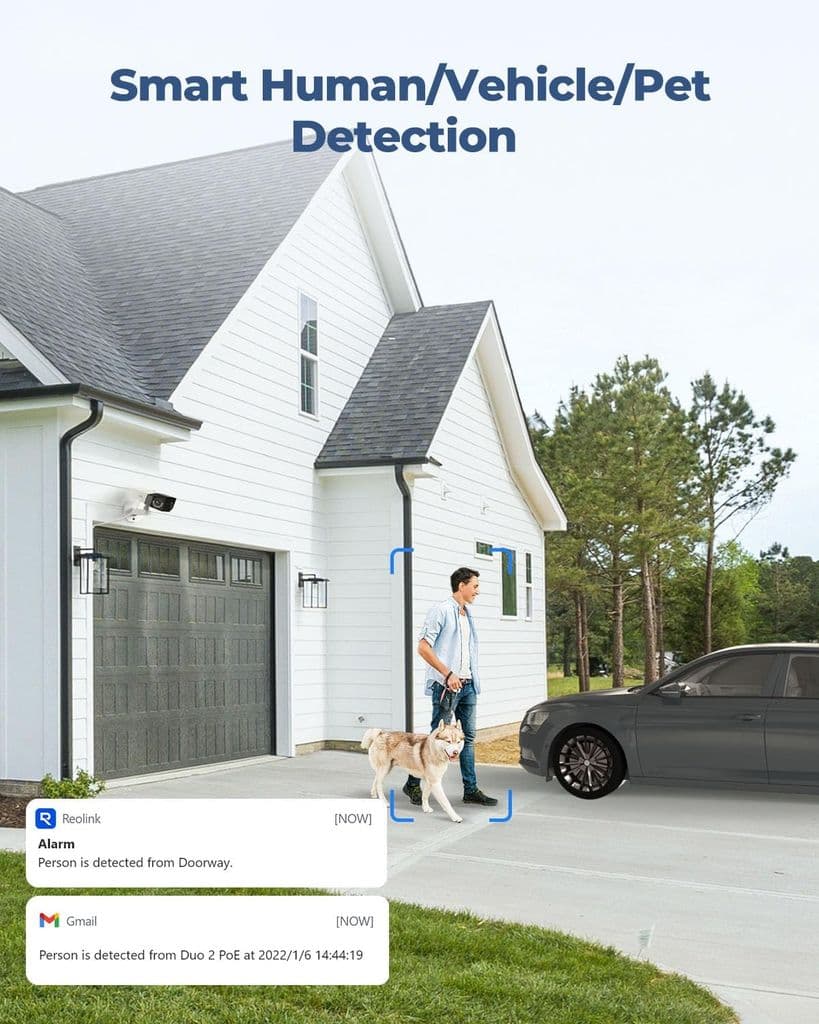 Reolink Duo 2 PoE – 4K Dual-Lens Security Camera with 180° Panoramic View - Thumbnail 4