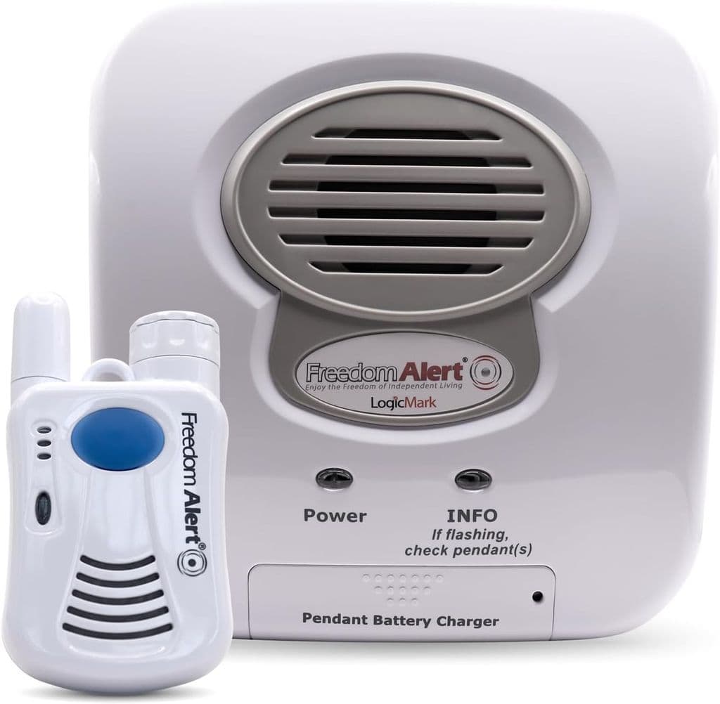 LogicMark Freedom Alert – Landline Emergency Device with 2-Way Voice Pendant - Thumbnail 3