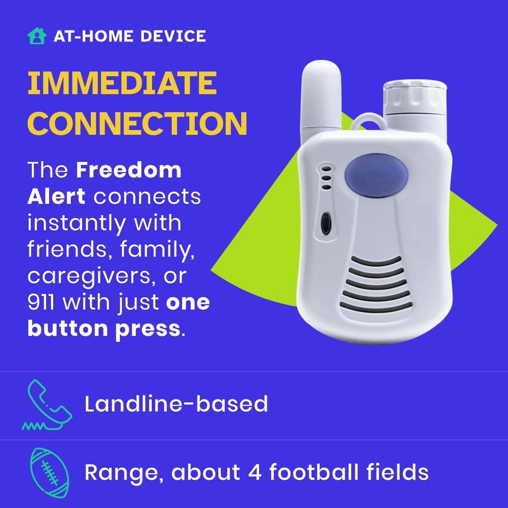 LogicMark Freedom Alert – Landline Emergency Device with 2-Way Voice Pendant - Thumbnail 4