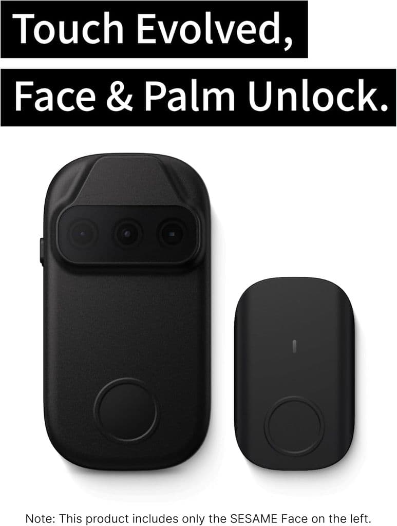 Sesame Face Smart Lock – Biometric Face & Palm Recognition, Fingerprint, NFC, Bluetooth - Thumbnail 6