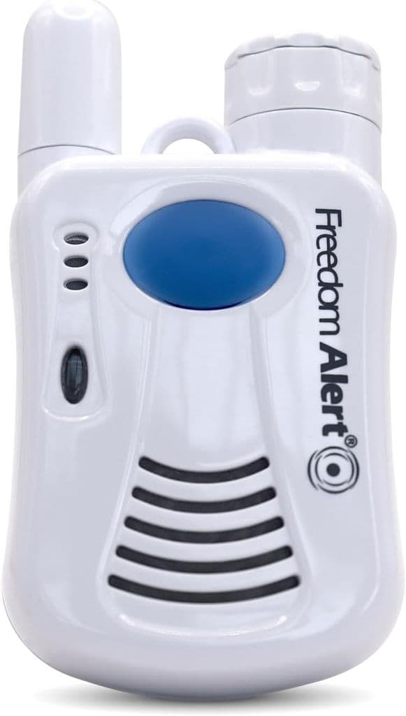 LogicMark Freedom Alert – Landline Emergency Device with 2-Way Voice Pendant - Image 1